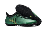 Adidas X series TF Thunderstorm Grass Spikes Soccers Shoes Green/Black/Lime