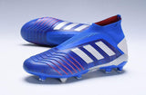 Adidas Predator 19.1 FG Blue Red Without Laces - StarStadium