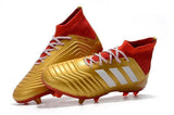 Adidas Predator 18.1 FG Soccer Cleats Golden Core White Red - StarStadium