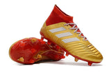 Adidas Predator 18.1 FG Soccer Cleats Golden Core White Red - StarStadium