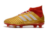 Adidas Predator 18.1 FG Soccer Cleats Golden Core White Red - StarStadium