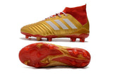 Adidas Predator 18.1 FG Soccer Cleats Golden Core White Red - StarStadium