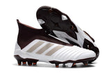 Adidas Predator 18+ FG Soccer Cleats White Gold Wine Red - StarStadium