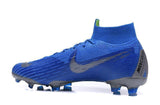 NIKE Mercurial Superfly VI 360 Elite FG Blue W Silver Nike - StarStadium