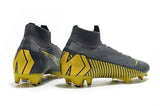 NIKE Mercurial Superfly VI 360 Elite FG Yellow Stripe Grey - StarStadium