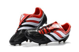 Adidas Predator Precision FG Soccer Cleats Black Red White - StarStadium