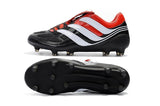 Adidas Predator Precision FG Soccer Cleats Black Red White - StarStadium