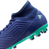 Adidas Predator 18.3 AG/FG Soccer Cleats Royal Blue White Green - StarStadium