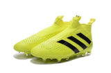 Adidas ACE 16+ Purecontrol FG/AG Soccer Cleats Solar Yellow Black - StarStadium