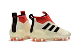 Adidas Ace 17+ Purecontrol FG Champagne Soccer Cleats White Red Black - StarStadium