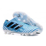 Adidas Nemeziz Messi 17+ 360 Agility FG Soccer Shoes Energy Blue White - StarStadium