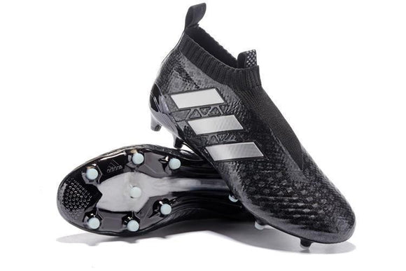 Adidas Ace 17+ Purecontrol FG Soccer Cleats Core Black White - StarStadium