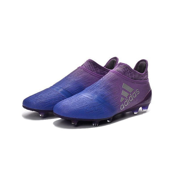 Adidas X 16+ Purechaos FG/AG Soccer Cleats Purple Blue - StarStadium