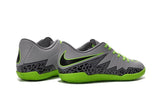 Nike Hypervenom Phelon II Indoor Soccer Shoes Platinum Black Green - StarStadium