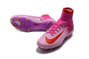 Nike Mercurial Superfly V Fg White Red Shoes Pink - StarStadium