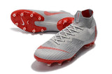 NIKE Mercurial Superfly VI 360 Elite AG High Cut Silver Red - StarStadium