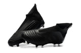 Adidas Predator 18+ FG Soccer Cleats All Black - StarStadium