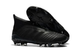 Adidas Predator 18+ FG Soccer Cleats All Black - StarStadium