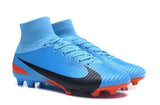 Nike Mercurial Superfly V FG Soccer Cleats Blue Orange Black - StarStadium