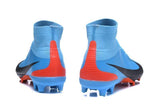 Nike Mercurial Superfly V FG Soccer Cleats Blue Orange Black - StarStadium