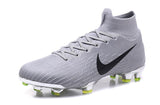 Nike Mercurial Superfly VI Elite FG Silver Black High Cut - StarStadium