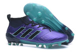 Adidas ACE 17.1 Primeknit Soccer Cleats Legend Ink Black Energy Aqua - StarStadium