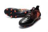 Adidas X Series Leather FG Cleats Black/Orange