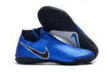 Nike Phantom Vision Elite TF Nike Turf Blue Silver Black - StarStadium