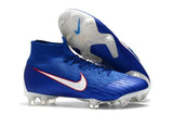 NIKE Mercurial Superfly VI 360 Elite FG Blue White Orange Lining - StarStadium