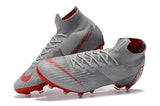 NIKE Mercurial Superfly VI 360 Elite AG High Cut Silver Red - StarStadium