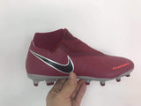 Nike Phantom Vision Elite DF FG Soccer Cleats Maroon Silver Black - StarStadium