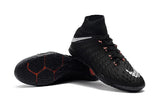 Nike HypervenomX Proximo II DF IC HP30043 Black/Metallic Silver/Orange - StarStadium