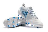 Adidas X Series Leather FG Cleats White/Blue