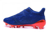 Adidas X 16+ Purechaos FG/AG Soccer Cleats All Blue Solar Red - StarStadium