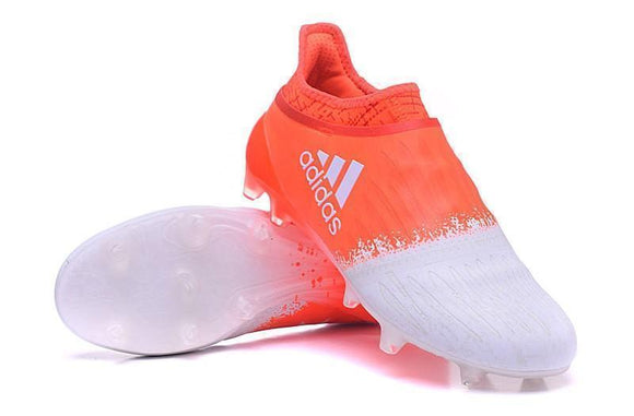 Adidas X 16+ Purechaos FG/AG Soccer Cleats Orange White - StarStadium