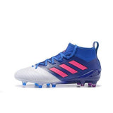 Adidas ACE 17.1 Primeknit Soccer Cleats Blue White Pink - StarStadium