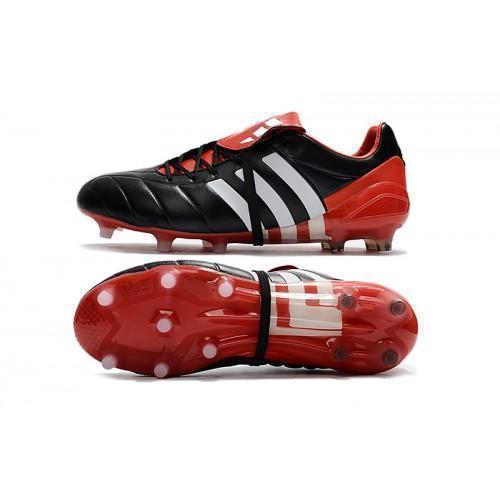 Adidas Predator Mania Champagne FG Soccer Cleats Core Black Red White - StarStadium