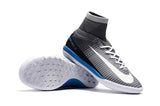 Nike MercurialX Proximo II DF IC Grey Pure Platinum Laser Blue White - StarStadium