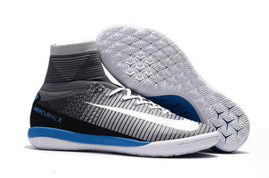 Nike MercurialX Proximo II DF IC Grey Pure Platinum Laser Blue White - StarStadium