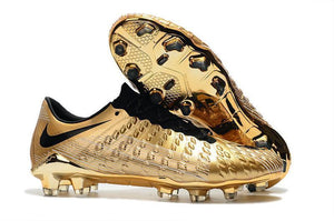 NIke Hypervenom Phantom III DF FG Gold Black - StarStadium