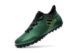 Adidas X series TF Thunderstorm Grass Spikes Soccers Shoes Green/Black/Lime