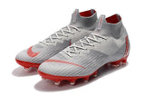 NIKE Mercurial Superfly VI 360 Elite AG High Cut Silver Red - StarStadium