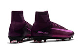 Nike Mercurial Superfly V FG Soccer Cleats Purple Pink Black - StarStadium