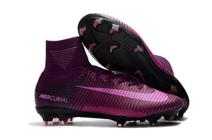 Nike Mercurial Superfly V FG Soccer Cleats Purple Pink Black - StarStadium