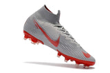 NIKE Mercurial Superfly VI 360 Elite AG High Cut Silver Red - StarStadium