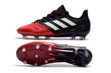 Adidas ACE 17.1 Leather FG Soccers Cleats Red White Black - StarStadium