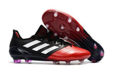 Adidas ACE 17.1 Leather FG Soccers Cleats Red White Black - StarStadium