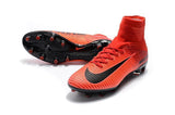 Nike Mercurial Superfly V AG Soccer Cleats University Red Black - StarStadium