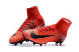 Nike Mercurial Superfly V AG Soccer Cleats University Red Black - StarStadium