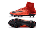 Nike Mercurial Superfly V AG Soccer Cleats University Red Black - StarStadium